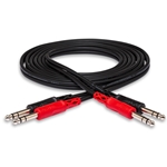 CSS203 Hosa Dual 1/4" to Dual 1/4" Cable, 3 Meters